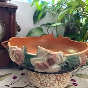 COPY Roseville Magnolia Brown bowl 450-10”
